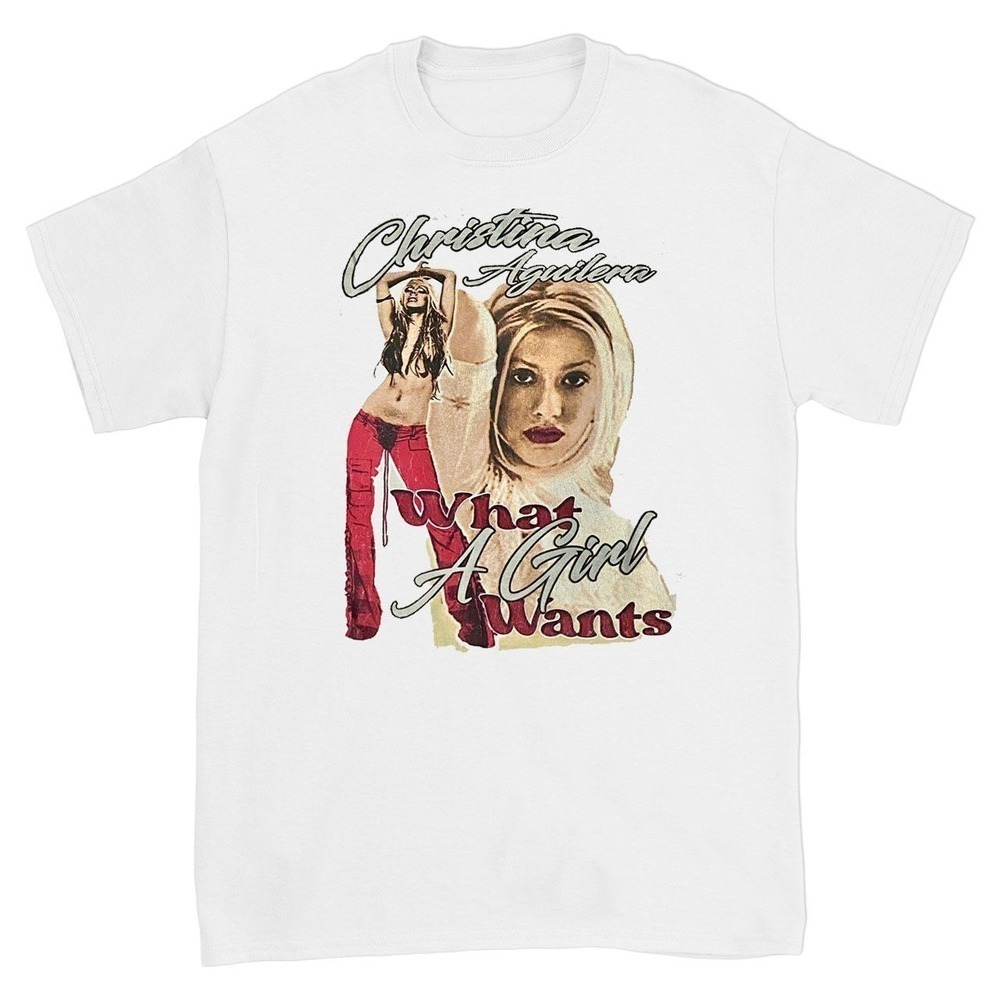 Christina Aguilera What A Girl Wants Retro Fan T-Shirt